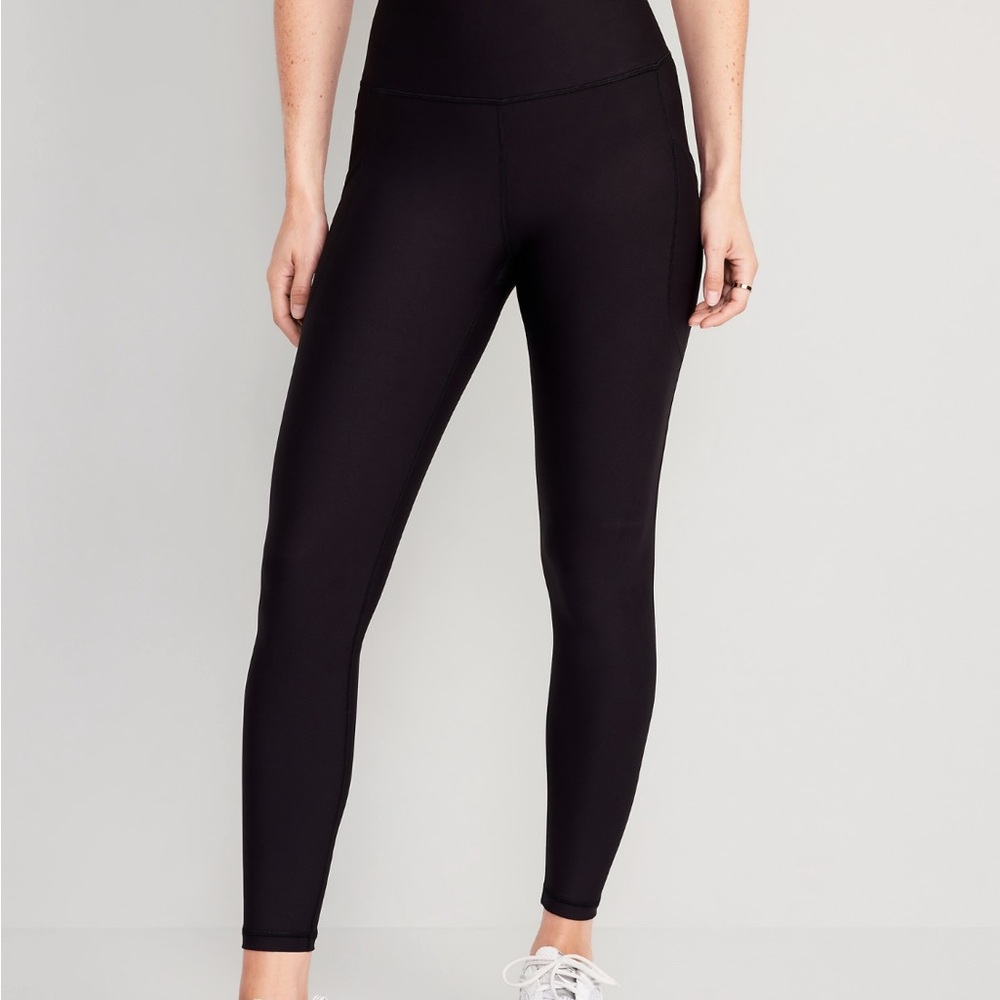 Old Navy Elevate Legging 7/8 Ankle High Rise Go-Dry Leggings